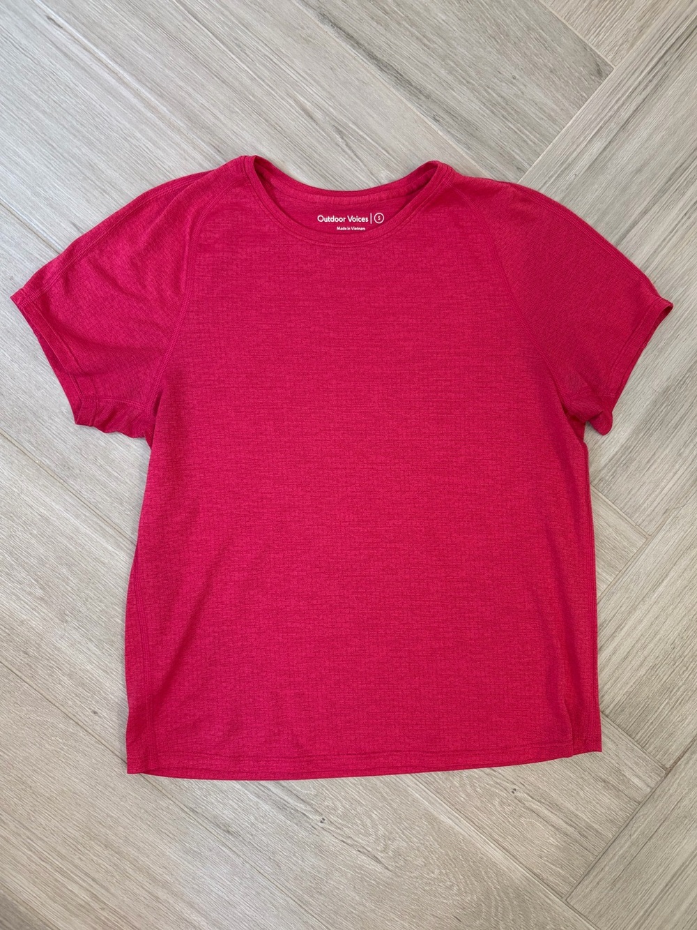 Outdoor Voices EcoMesh Crewneck Tee Shirt Small